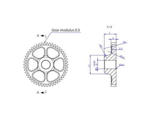 50 tooth pom gear 2